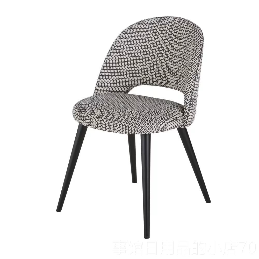 高档现简约全实木大师会设计单人家户外休闲椅议代椅梳妆餐椅用椅