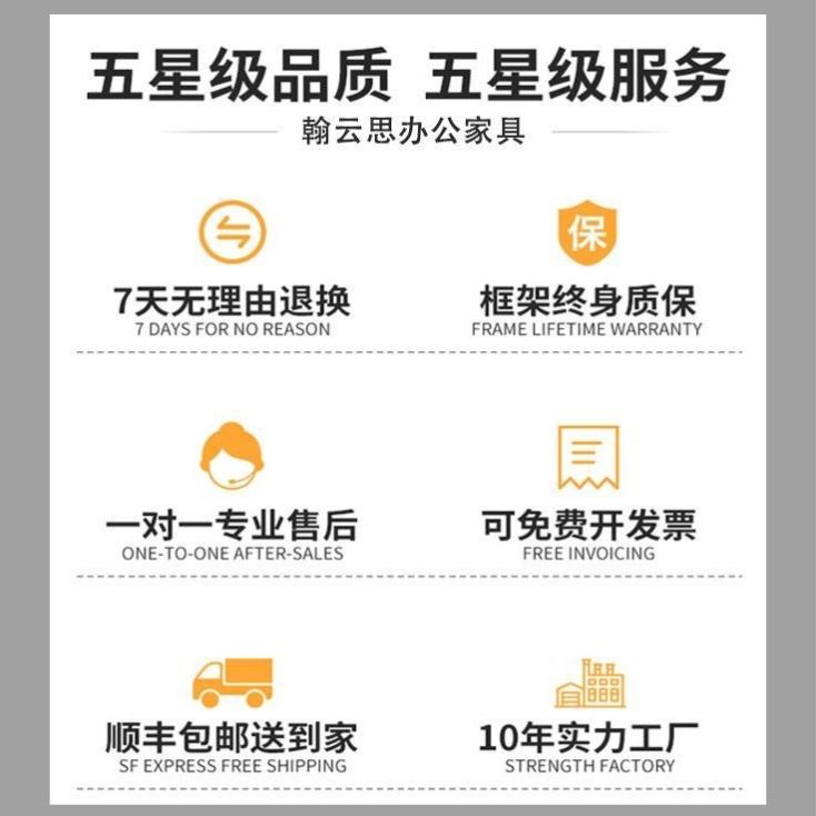 办公室沙发简约现代商务接待会客休息区三人位小户型沙发茶几