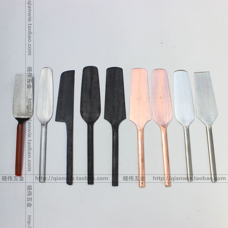 周巴子面瓦刀圆把砌刀重庆大足不锈钢砖刀瓦工砌砖泥刀全钢砖刀