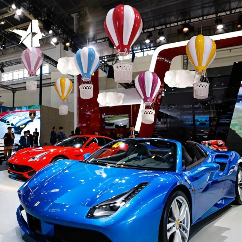 热气球美陈店铺活动美陈商场热气球吊饰4s店展厅布置橱窗装饰道具