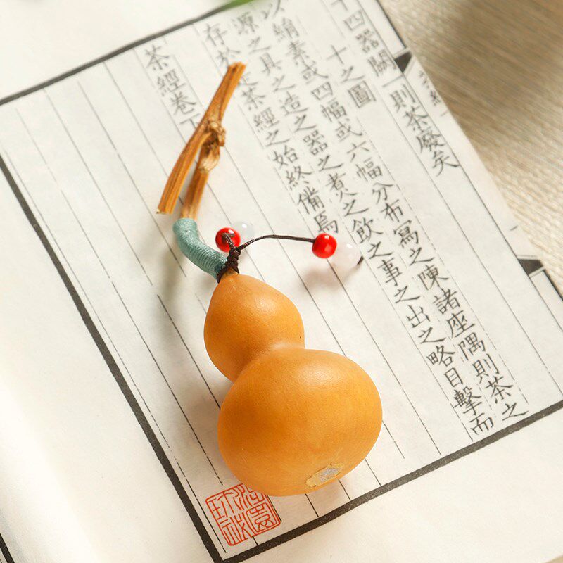创意天然精品小葫芦手捻文玩盘玩手把件家居桌面摆件高档手工饰品