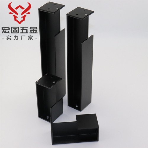 德式移门口袋拉手厚板推拉门扣黑色折叠门趟门谷仓门木门把手厚板
