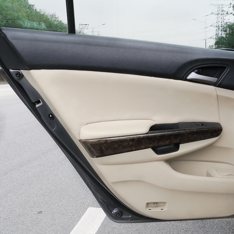 适用于八代雅阁超纤车皮门板皮革内饰改装贴车门板翻新免拆卸门板