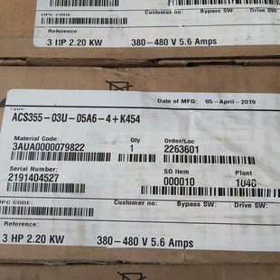 议价 ABB变频器ACS355 05A6 03U