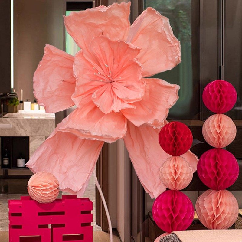 结婚装饰纸鸢花立柱路引婚房布置客厅场景超大纸花订婚礼喜字摆件,节庆用品/礼品,婚房装扮用品,淘宝优惠券,粉丝福利购,淘宝优惠卷