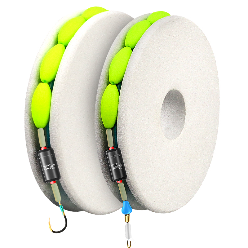 手工现绑七星漂线组高灵敏传统钓草洞鱼线台钓鲫鱼主线组成品装