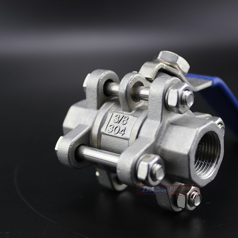 Q11F-1P 30不锈钢三片式球 3PC内螺纹不锈钢球 全通径门