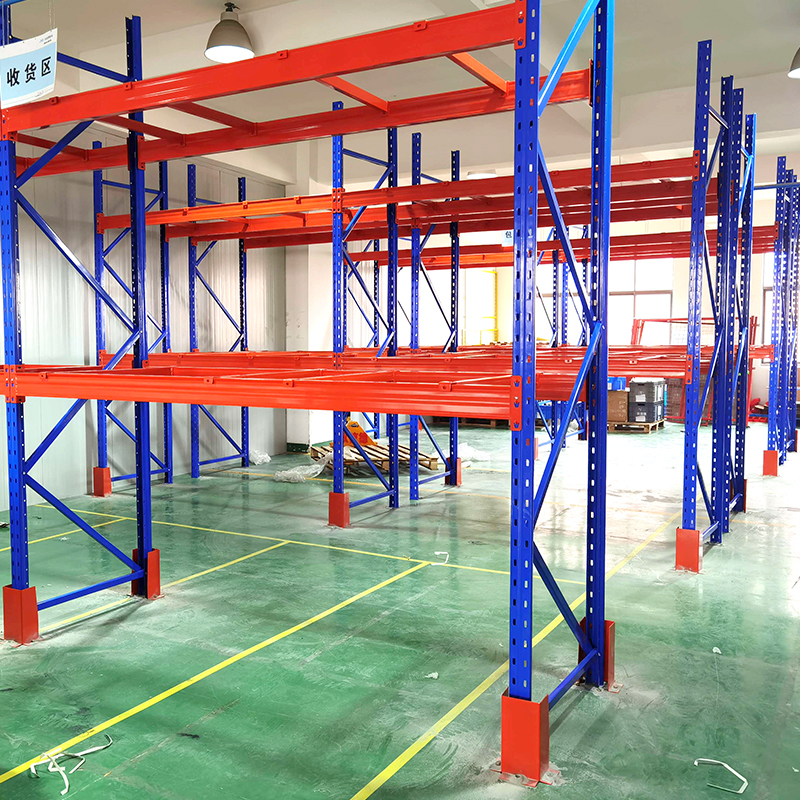 DM重型货架横梁抱焊梁托盘货架横杆栏杆阁楼平台主梁方管横档跨梁