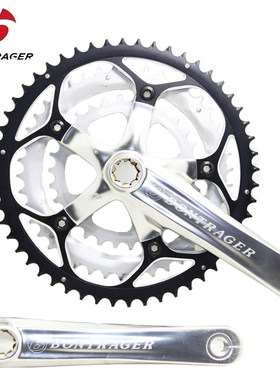 棒槌哥Bontrager 公路折叠车花键牙盘52 42 30 T双盘三盘牙盘中轴