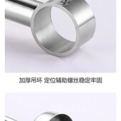 晒衣杆晾衣杆 防风晒衣架顶装 阳台固定式 304不锈钢晾衣架波浪款