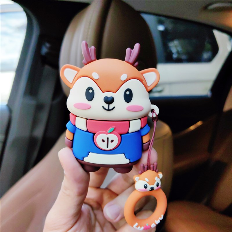 一鹿平安 卡通大众polo汽车钥匙朗逸速腾途观L凌渡宝来壳包扣女