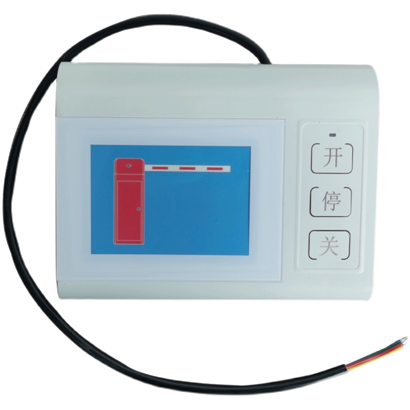 停车场手动开关伸缩门点动按钮开关停三联按钮卷闸门线控开关