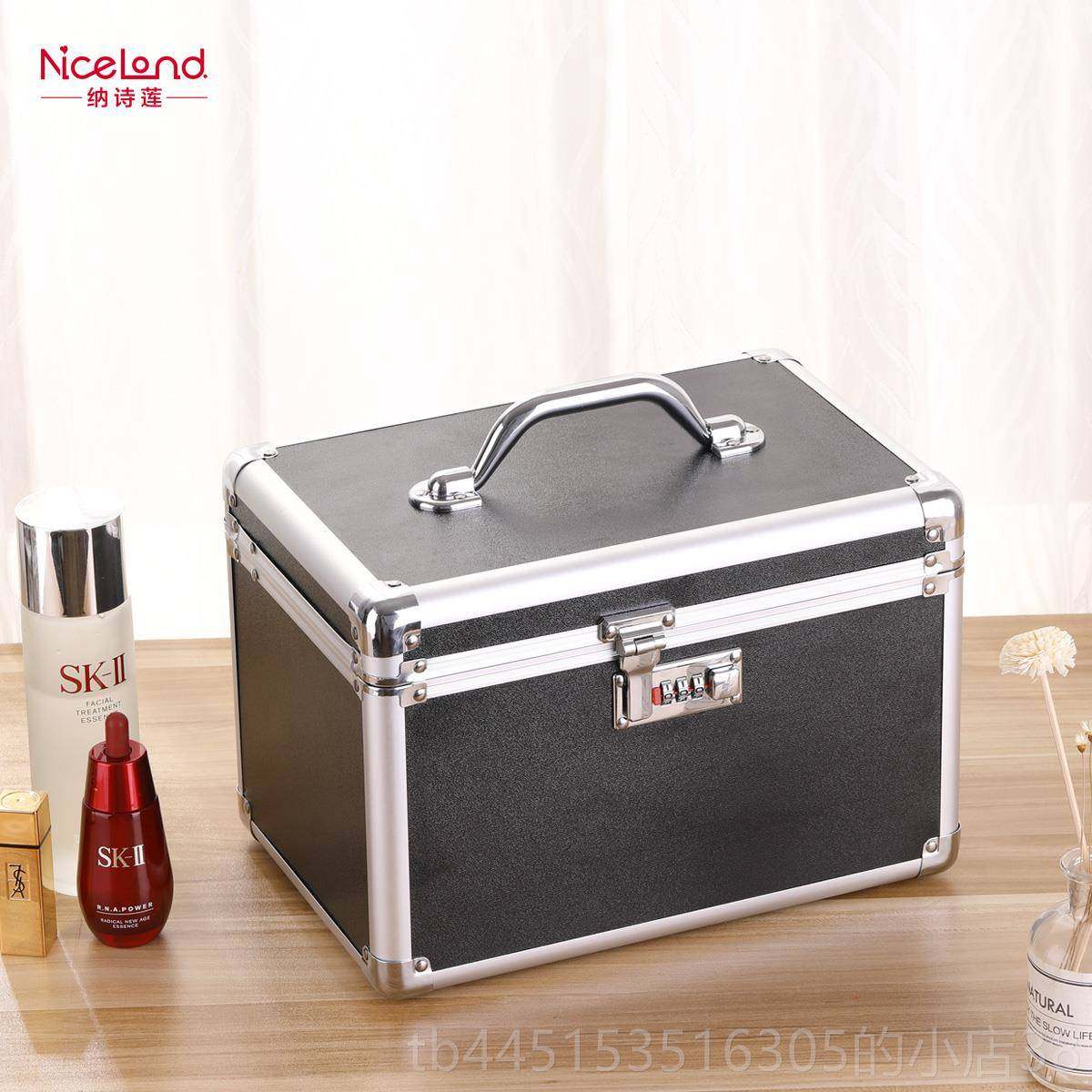 正品DNI具CELAN化妆箱大容量水乳护肤盒品化妆品收纳手提可携式家