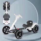 可折叠四轮儿 车8玩户外轻便具免安装 正品 电动卡丁儿童可4坐大人