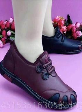 正品老北京布鞋厚棉防鞋女冬季妈新款妈鞋加绒加保暖中老年防滑水