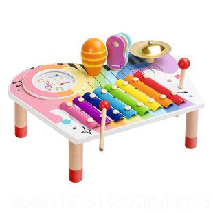 正品Kidus童音乐玩具手敲八音阶木琴打1击乐器12琴月-3宝宝婴儿儿