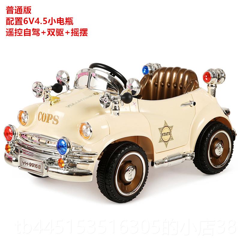 正品儿童婴电动车遥汽车驱可坐人四轮控车小孩老爷车儿四幼儿玩具