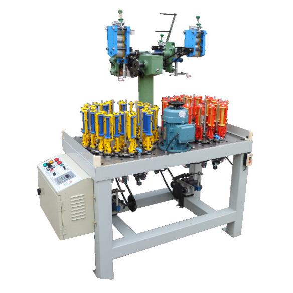 双包10锭绳带高速编织机