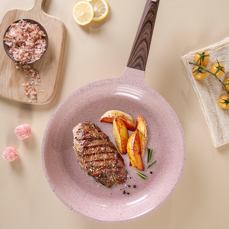 MGC汤锅陶瓷釉不粘锅家用炒锅耳锅蒸煮炖汤锅电磁炉燃气灶适用