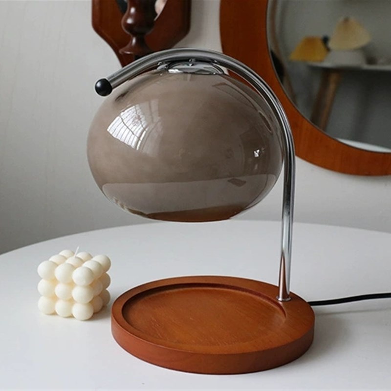 无火香薰蜡烛暖灯香氛融蜡灯定时融烛灯卧室小夜灯床头台灯氛围灯