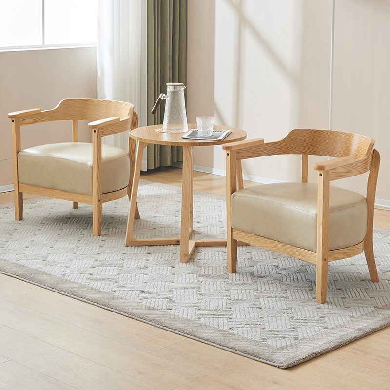 洽谈桌椅办公室会议室休闲酒店民宿休息区接待会客沙发美容院