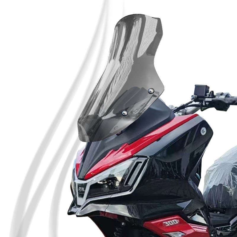 适用于三阳 Husky DV 300挡风玻璃哈士奇300改装加高前风挡配件