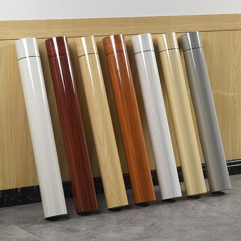 木纹墙裙贴客厅翻新自粘墙纸防水护墙板墙贴店铺包厢翻新仿瓷砖贴