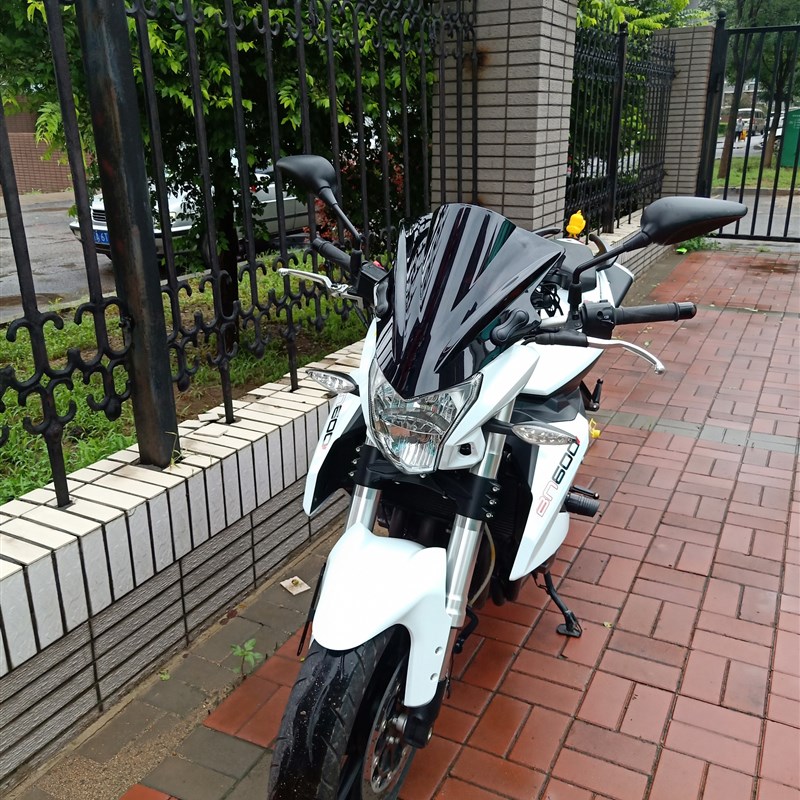 贝纳利黄龙TNT0/BJ300/302S黄龙00改装挡风玻璃前风挡