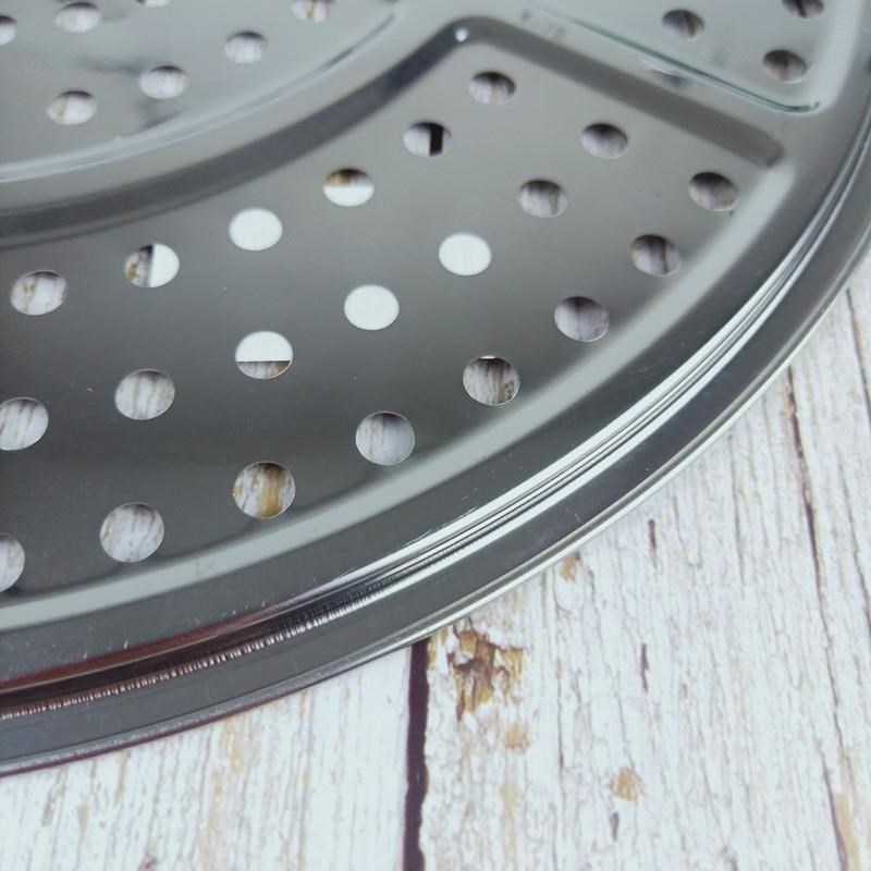 不锈钢蒸架加厚圆形蒸片馒头屉商用包子蒸笼隔水蒸盘蒸锅篦子