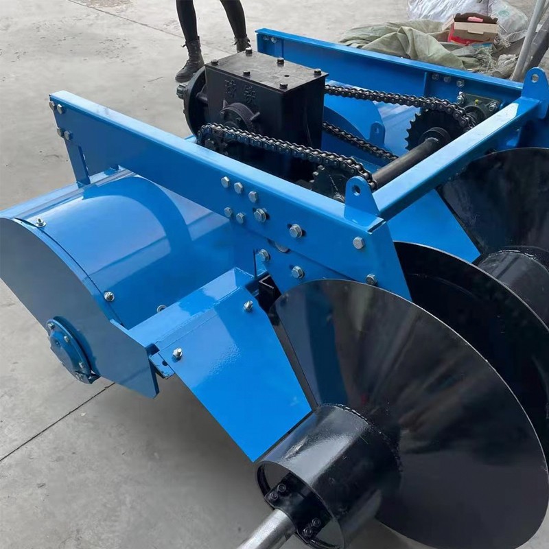 草莓起垄机开沟机中小型牵引式开沟起垄一体机大葱姜蔬菜培土机