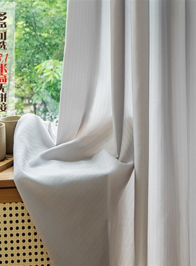 3.1米3米2.9米2.8特高米黄浅灰色透光不透人幻影纱窗纱台白纱窗帘