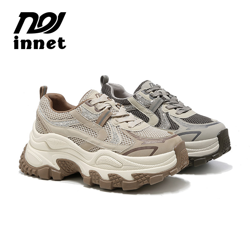 innet 女士2026今年春季巨好看的流行新爆款通勤配阔腿裤老爹鞋子,女鞋,老爹鞋,淘宝优惠券,粉丝福利购,淘宝优惠卷