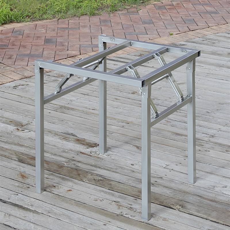 可折叠正方形桌架家用桌腿桌子支架 餐台脚桌子腿 铁架子