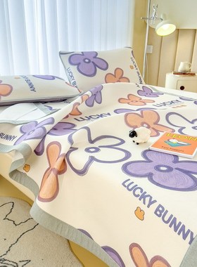 A类凉感凉席三件套冰丝席子夏天可折叠水洗空调软席子夏季床凉垫