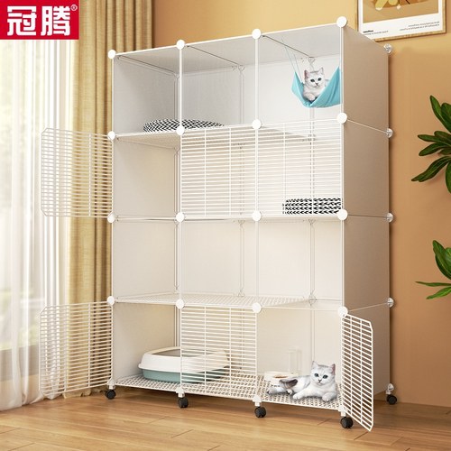 猫笼子家用组合diy猫窝室内自由空间超大不占地阳台养猫繁殖猫舍