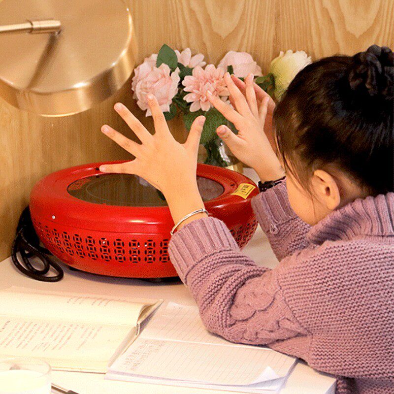 三元光电电火盆结婚迷你取暖器家用速热冬季暖脚器电烤火炉电暖气