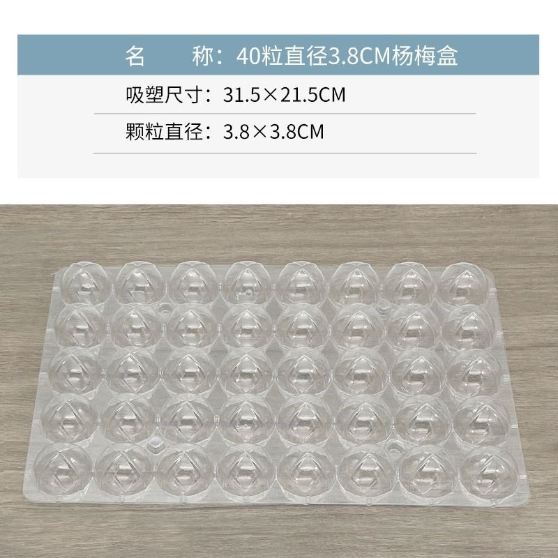 嘉宝果盒杨梅杏荔枝树葡萄带卡扣包装盒快递保鲜打包运输盒吸塑包