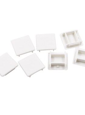 C型钢阻流塞41*41红色蓝色封头邉盖白色C形钢光伏支架配件塑胶盖