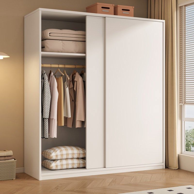 实木推拉门衣柜家用卧室衣橱现代简约组装儿童柜子出租房衣柜,住宅家具,独立衣柜,淘宝优惠券,粉丝福利购,淘宝优惠卷