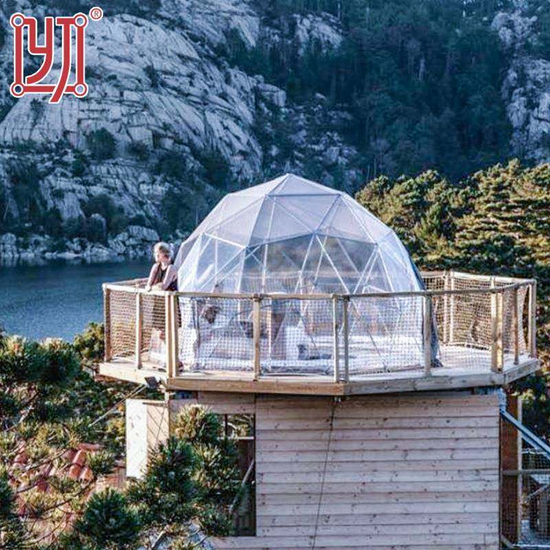 星空酒店帐篷穹顶小圆球形篷房住宿球形帐篷露营地半山腰透明棚