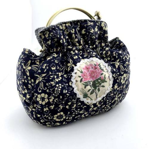 B311~B312 青花韵律手挽口金15CM材料包 手工DIY材料包 多色可选