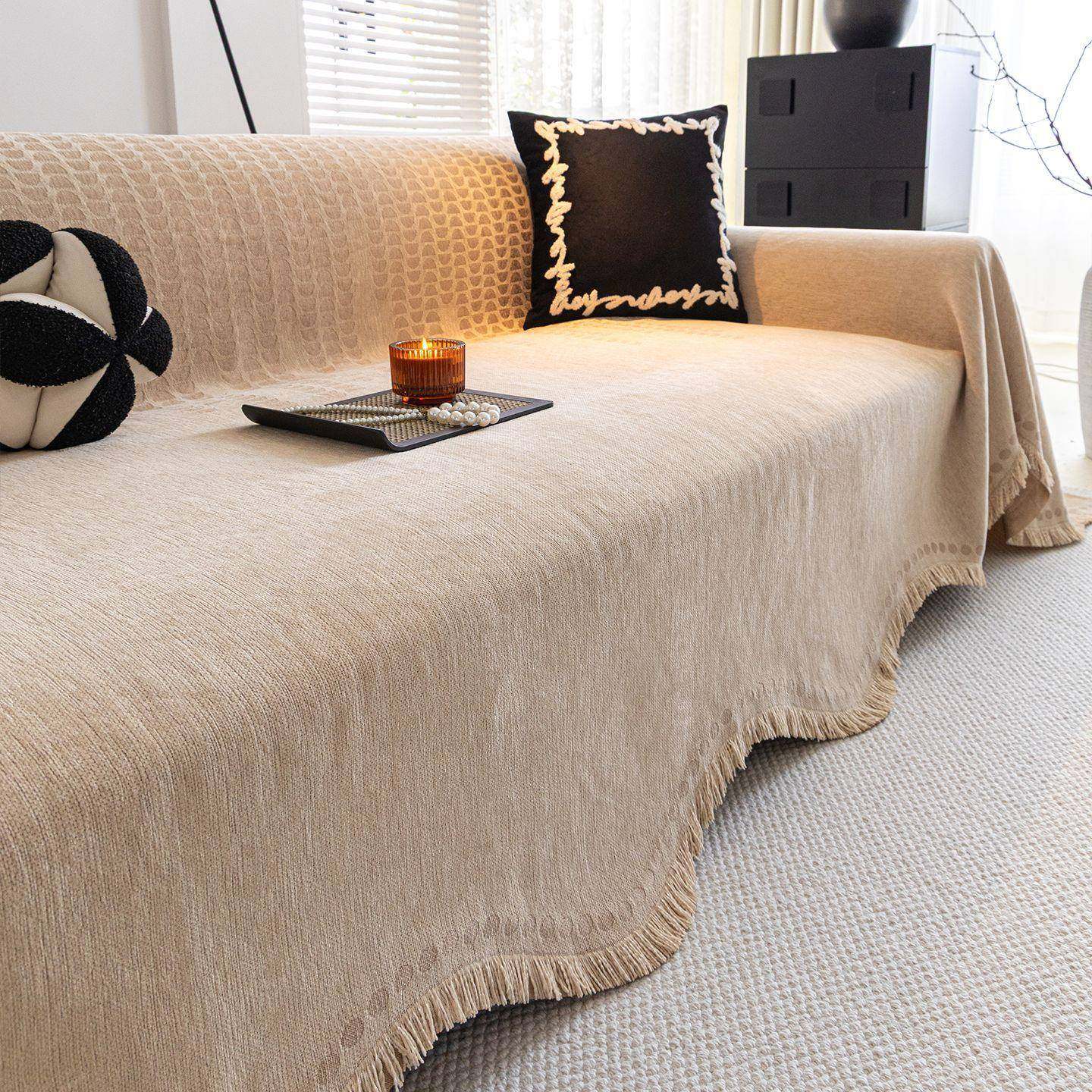 四季通用雪尼尔沙发巾一整张全盖2025新款简约风沙发盖布保护套罩,电子元器件市场,其它元器件,淘宝优惠券,粉丝福利购,淘宝优惠卷