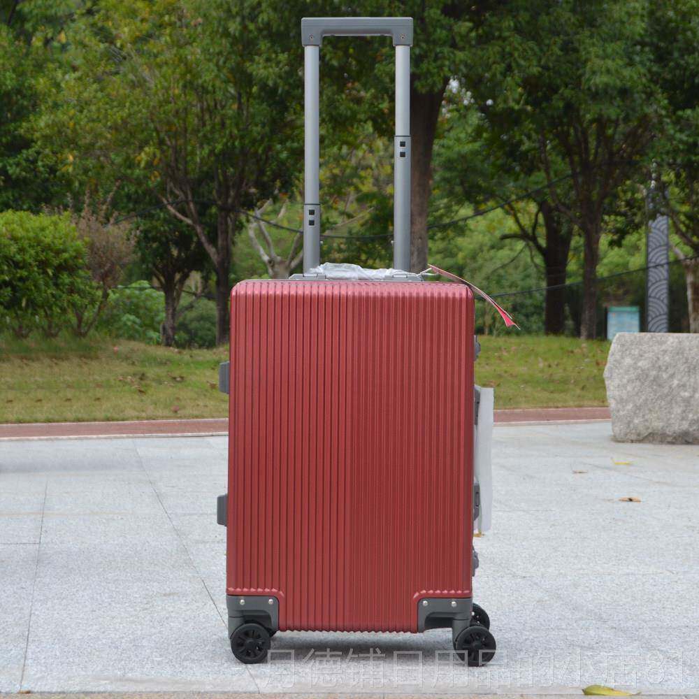 正品特大0号3寸拉杆箱大万向轮铝合包金22寸旅行箱超托运行李箱子