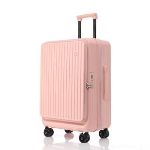 正品开行李侧箱新款女多功万向轮密码拉杆箱0寸扩容深仓旅2行能箱