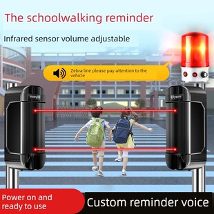 森林防火安全语音提示器红外感应语音提示器景区水域安全播报器
