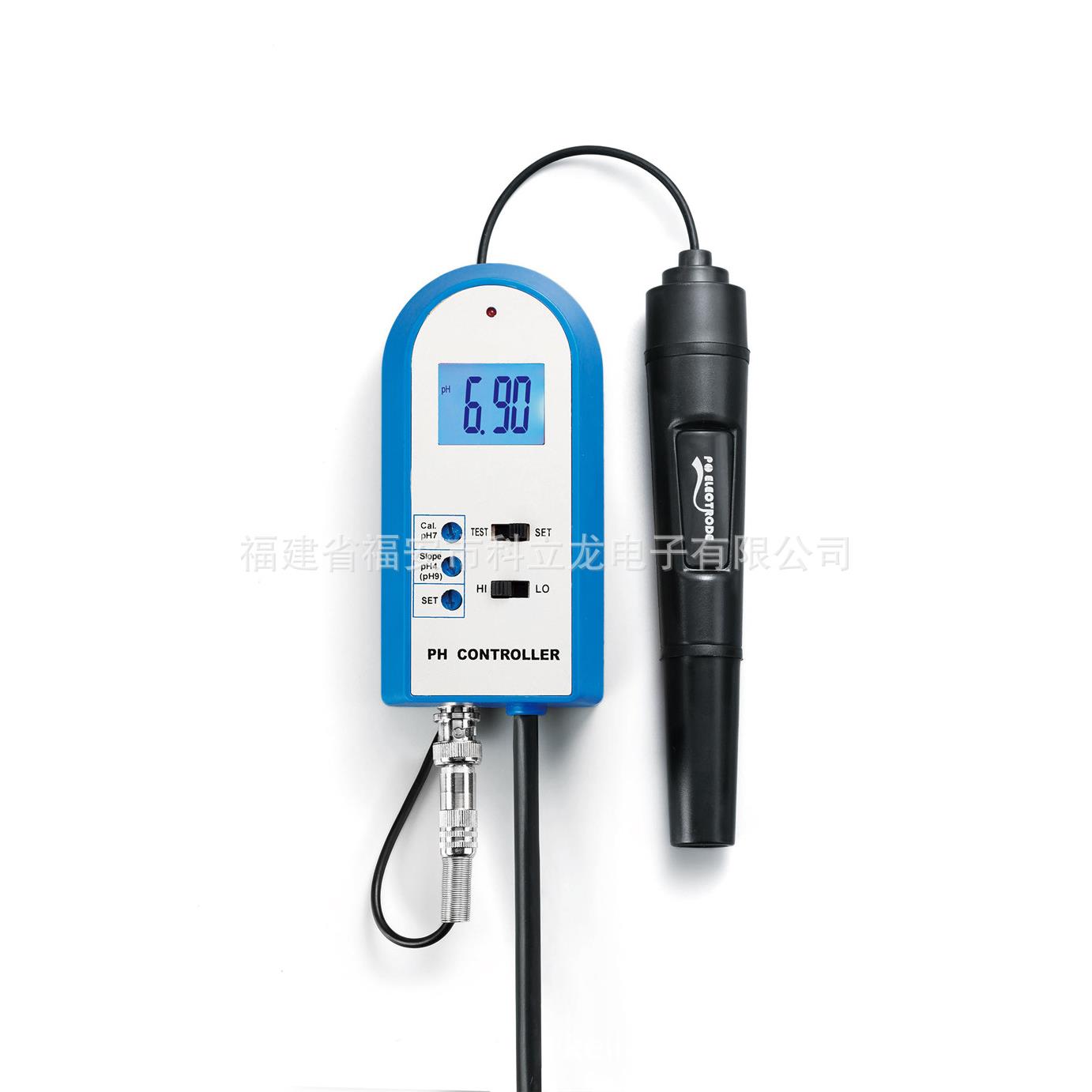 水族馆数显酸碱度控制器背光游泳池控制器酸碱度计PH