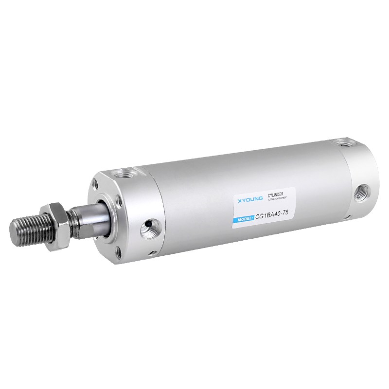 气缓冲铝合金迷你气缸G1B-75气动带磁轻型气缸G1B-100Z