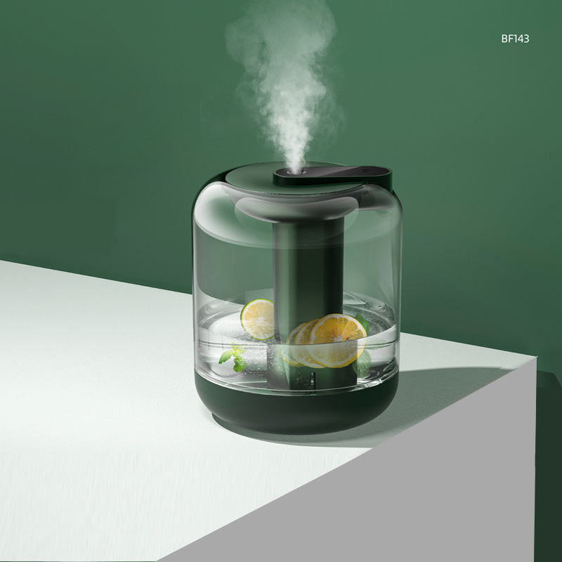 家用卧室充电usb夜灯香薰机加湿器 大容量1L上加水ir humidifier
