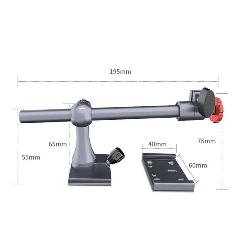 一帆精工新款钓箱铝镁合灯架插片式夜钓灯架支架钓鱼灯架钓箱配件