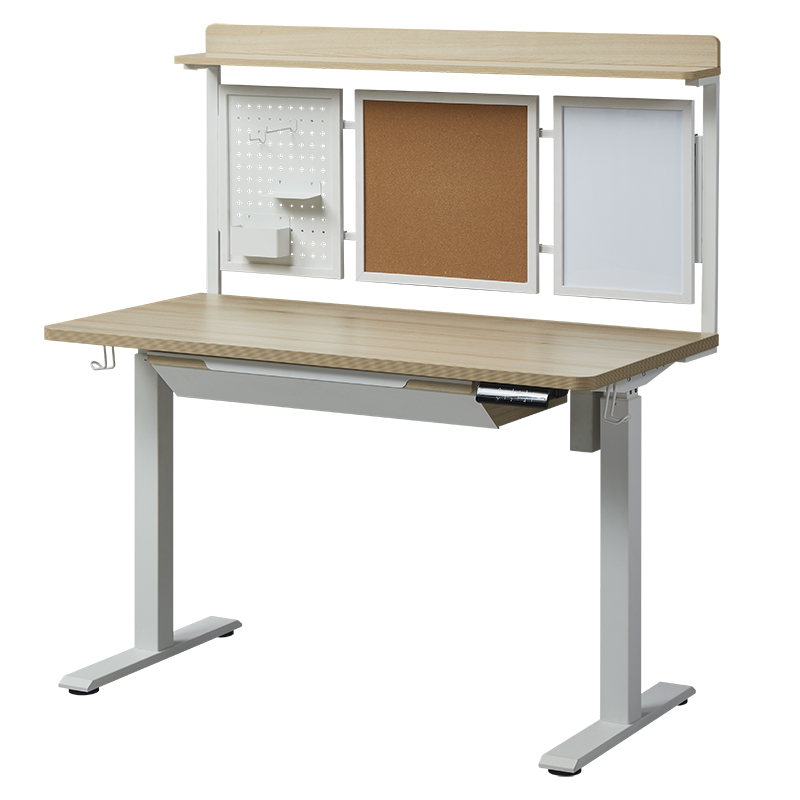 电脑桌家用儿童学习书桌中小学生转角电动升降桌学生书桌椅装